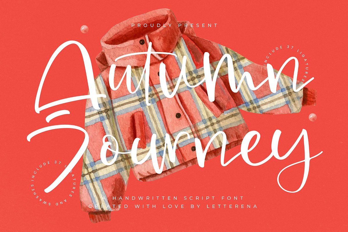 Autumn Journey Handwritten Script