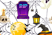 Set of 6 seamless Halloween patterns, a Pattern Graphic by BabySofja (Thumbnail 3 of 4)