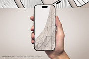iPhone Pro Max Mockup - 9 Scenes, an iPhone Mockup by Limitless Design (Thumbnail 7 of 11)
