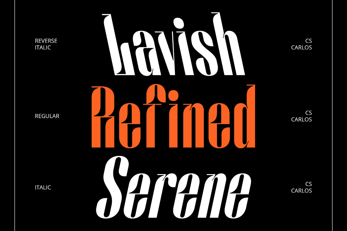 CS Carlos – Condensed Font, a Sans Serif Font by Craft Supply Co. (Photo 3 of 8)