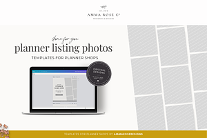 Planner Listing Photo Templates
