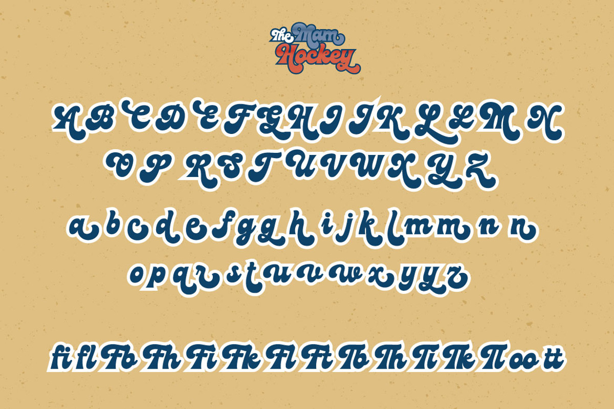 The Mam Hockey - Bold Script, a Script Font by Lemon Studio Type (Photo 11 of 12)