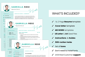 Nursing, Nurse Resume Template