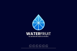 Logo Water Gradient Colorful Style, a Branding & Logo Template by ARIF22GANTENG