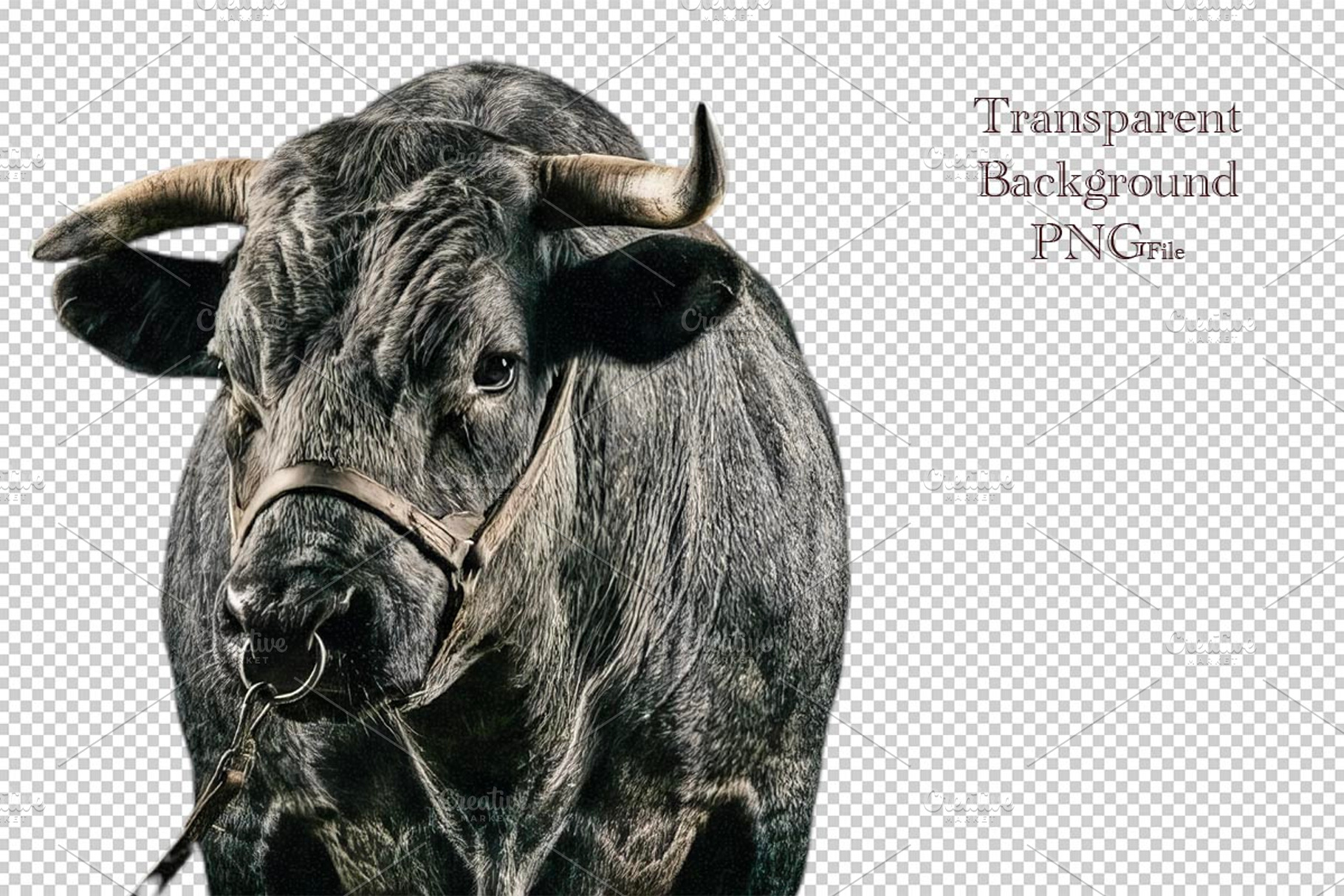 muscular Belgian Blue bull, an Animal Photo by VetalStock