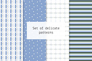 Set of delicate patterns, a Pattern Graphic by Lyolya Profitrolya (Thumbnail 1 of 5)