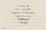 Rechgart, a Serif Font by Aluyeah Studio (Thumbnail 5 of 15)