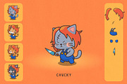 Cats in Costumes: Halloween Edition, an Illustration by Green Room Media (Thumbnail 12 of 27)