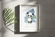 Funny Panda - color pencil clipart, an Animal Illustration by KatsiarynaKa (Thumbnail 9 of 16)