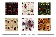 Ladybug Retro Art Style Patterns, a Pattern Graphic by karenfoleyphoto (Thumbnail 2 of 11)