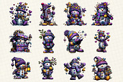 Whimsical Christmas Snowman Clipart, an Illustration by DreamCafeArt (Thumbnail 2 of 6)