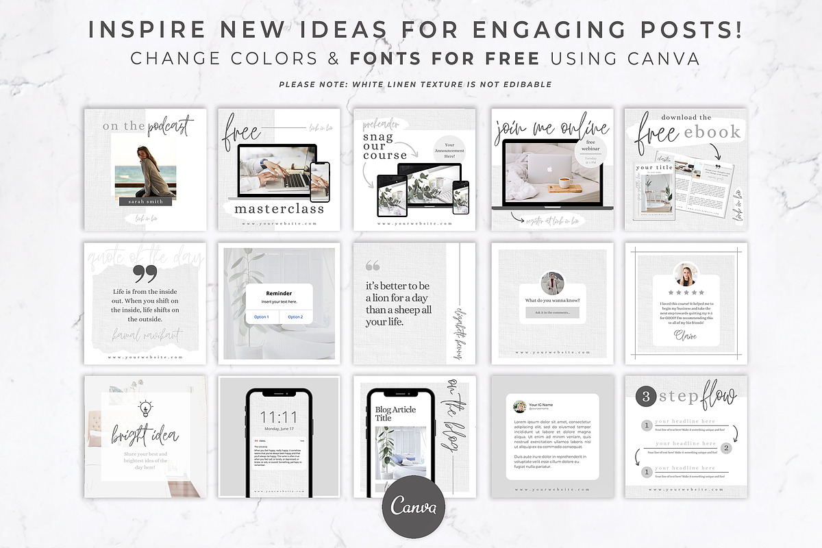 Instagram Engagement Booster | Canva, a Social Media Template by Thirty One Palms Studio (Photo 4 of 8)
