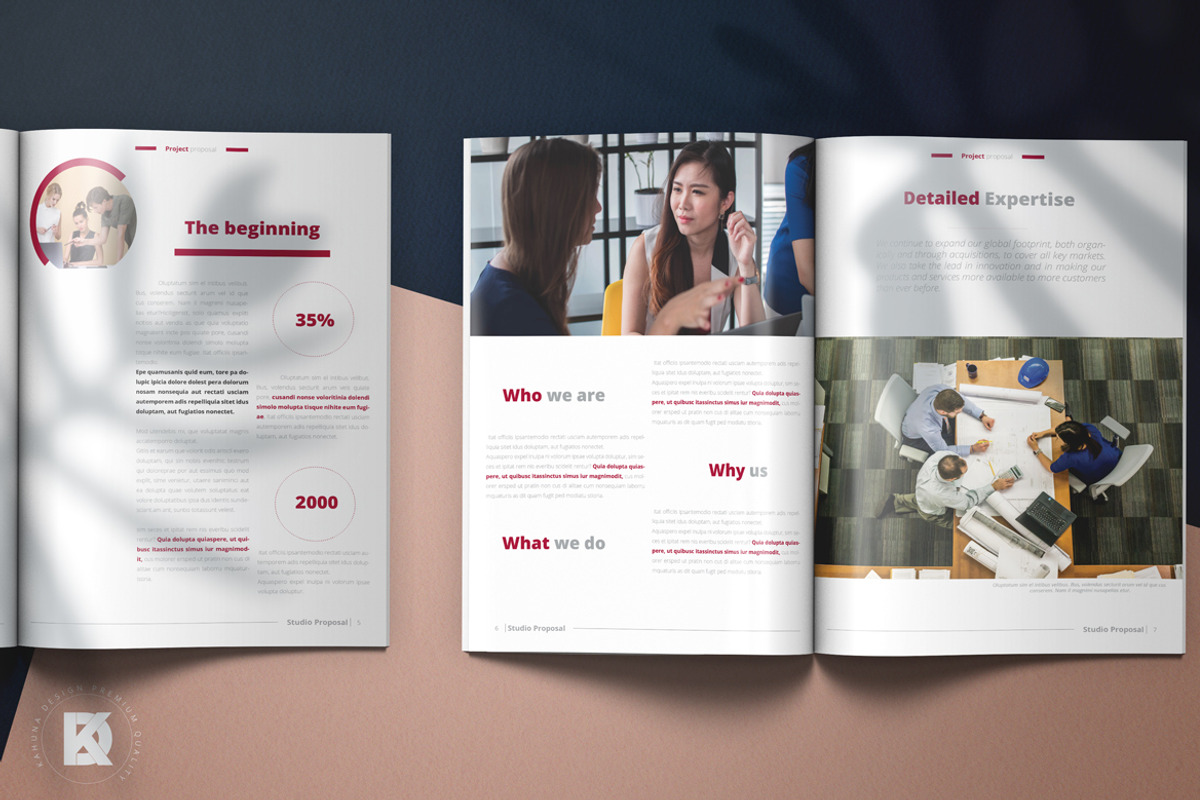 Project Proposal, a Stationery Template by Kahuna Design (Photo 2 of 11)