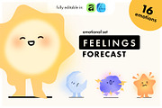 Feelings Forecast - Emotional Set, an Education Illustration by Pásha (Thumbnail 1 of 5)