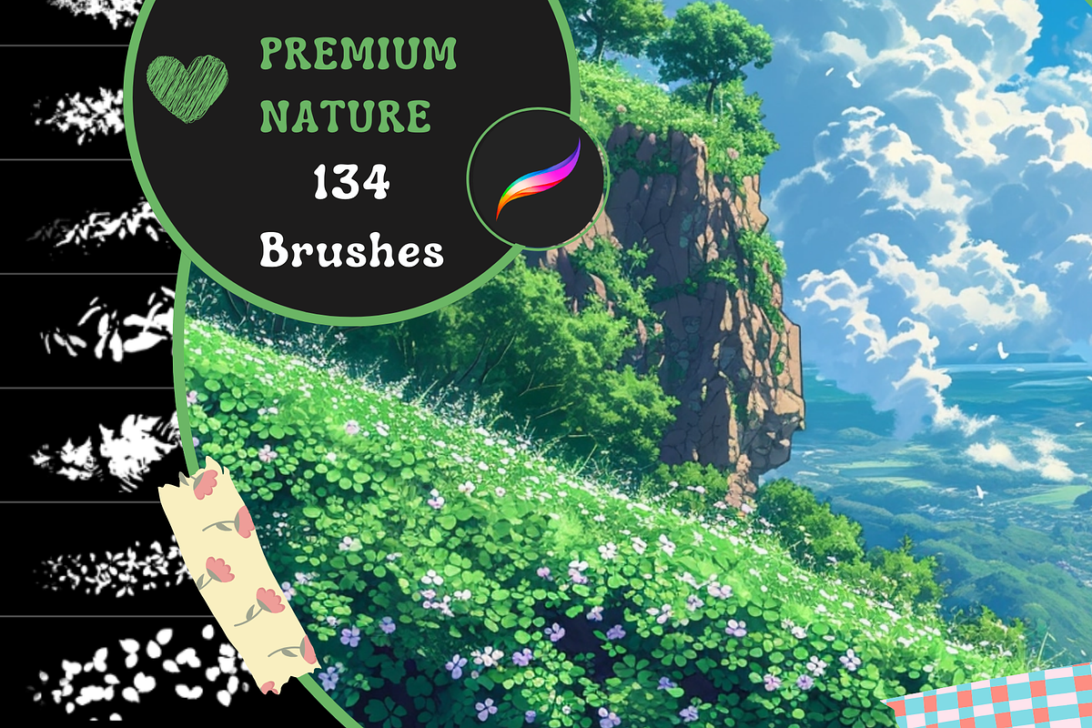 134 Premium Nature Brushes, a Brushes & More by nikiartcorner (Photo 1 of 7)
