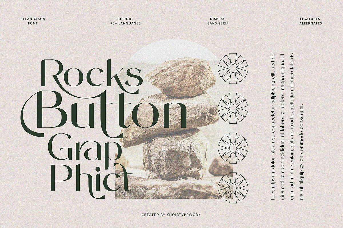 Belanciaga - Modern Sans Serif, a Sans Serif Font by Khoir (Photo 8 of 11)