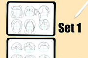 500+ Chibi stamp brushes, Chibi body, a Brush Add-On by DrawingStoryShop (Thumbnail 6 of 10)
