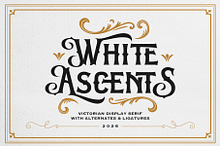White Ascents - Victorian Serif