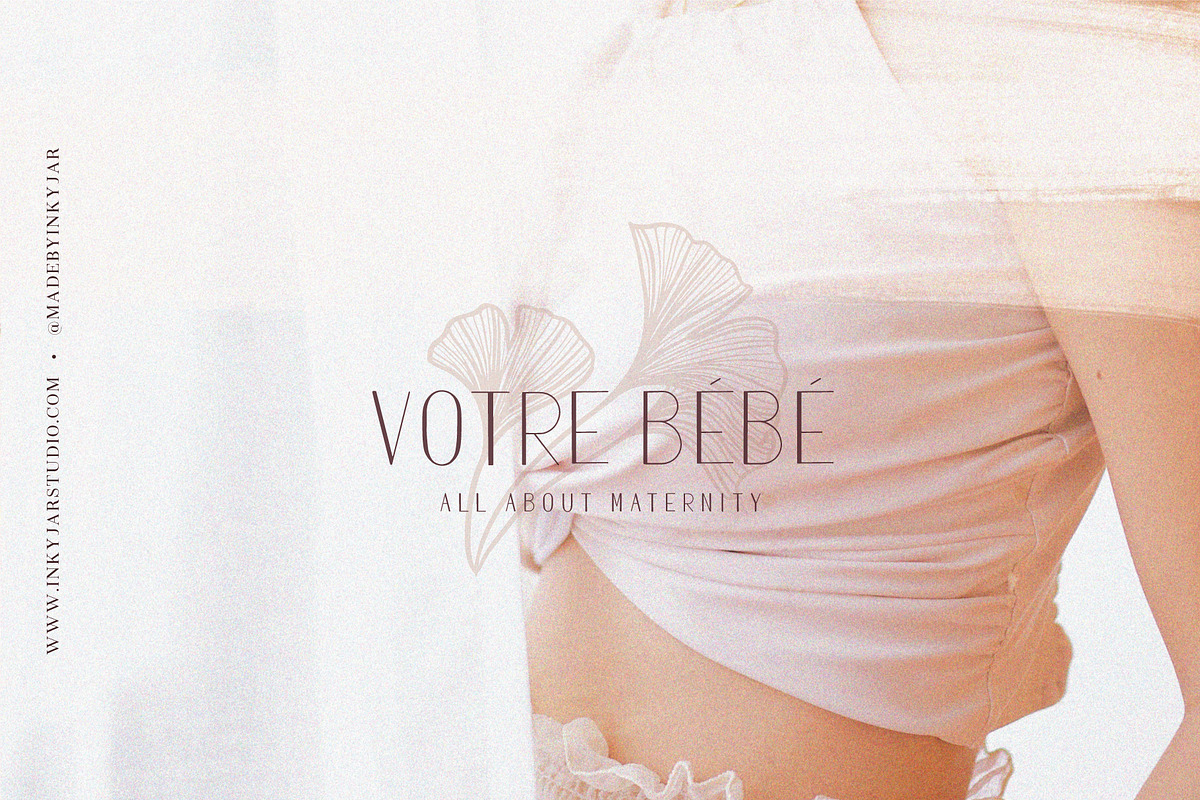 Stylish Font Duo + Logo Templates, a Sans Serif Font by Inky Jar Design Studio (Photo 13 of 14)