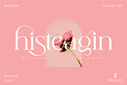 Histeagin Serif, a Serif Font by Yahya Type (Thumbnail 1 of 25)