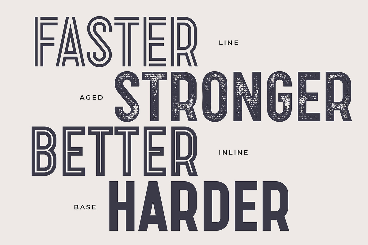 Graphitte Typeface, a Sans Serif Font by Foxys Type (Photo 2 of 11)