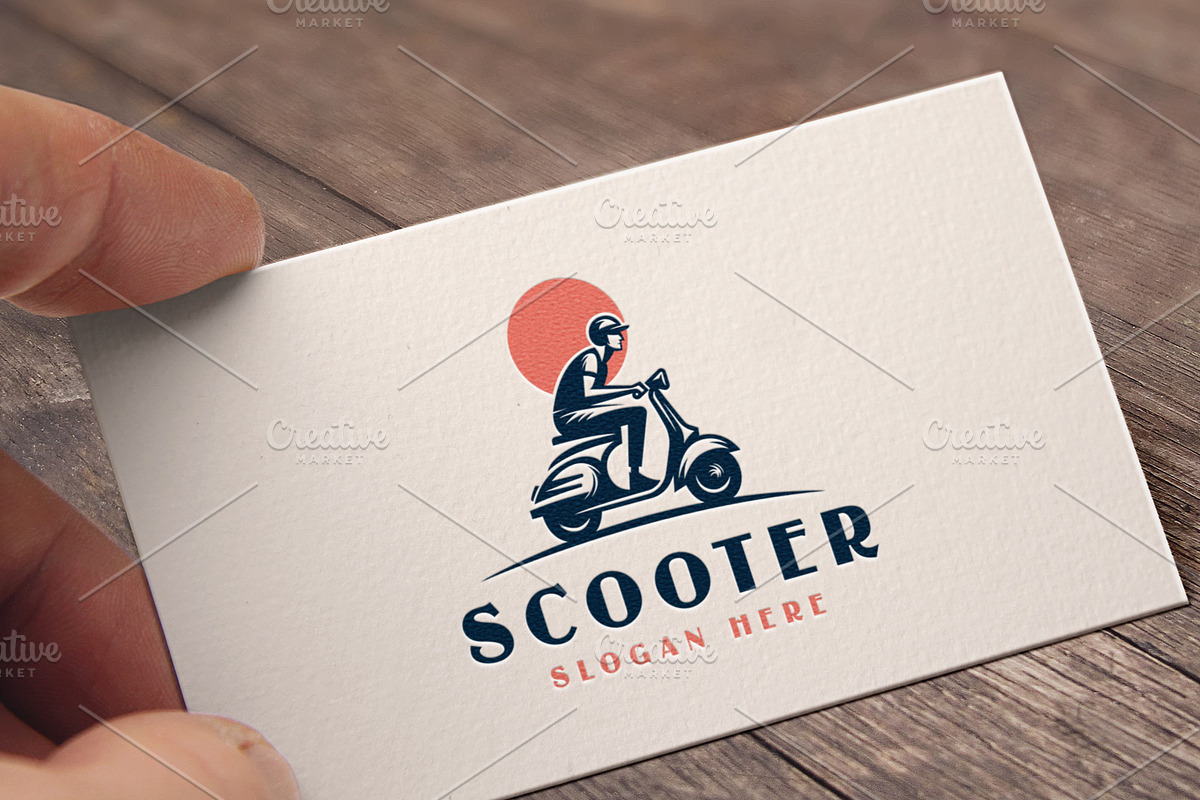 Scooter Logo, a Branding & Logo Template by Pixes (Photo 2 of 2)
