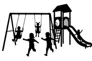 50 Kids Playground Silhouette Bundle, an Illustration by Gfx_Store (Thumbnail 10 of 51)