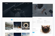 Handy — Portfolio PSD Template, a Websites & App Template by artemmashirov (Thumbnail 3 of 4)