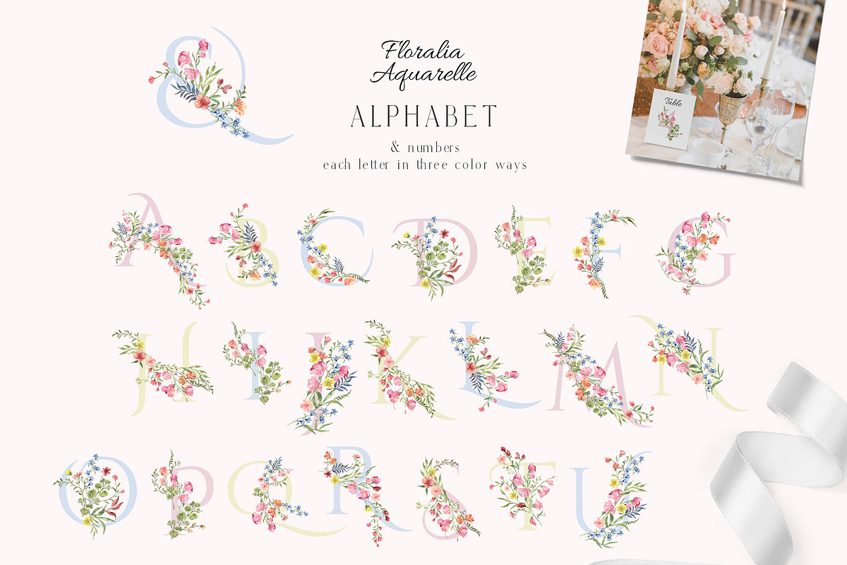 Floralia watercolor wedding crests, an Illustration by SunnyAfternoons (Photo 11 of 14)