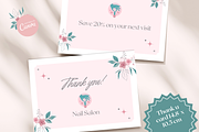 Nail Salon Promo Canva Templates, a Marketing Template by PaolaroiDesign (Thumbnail 5 of 8)