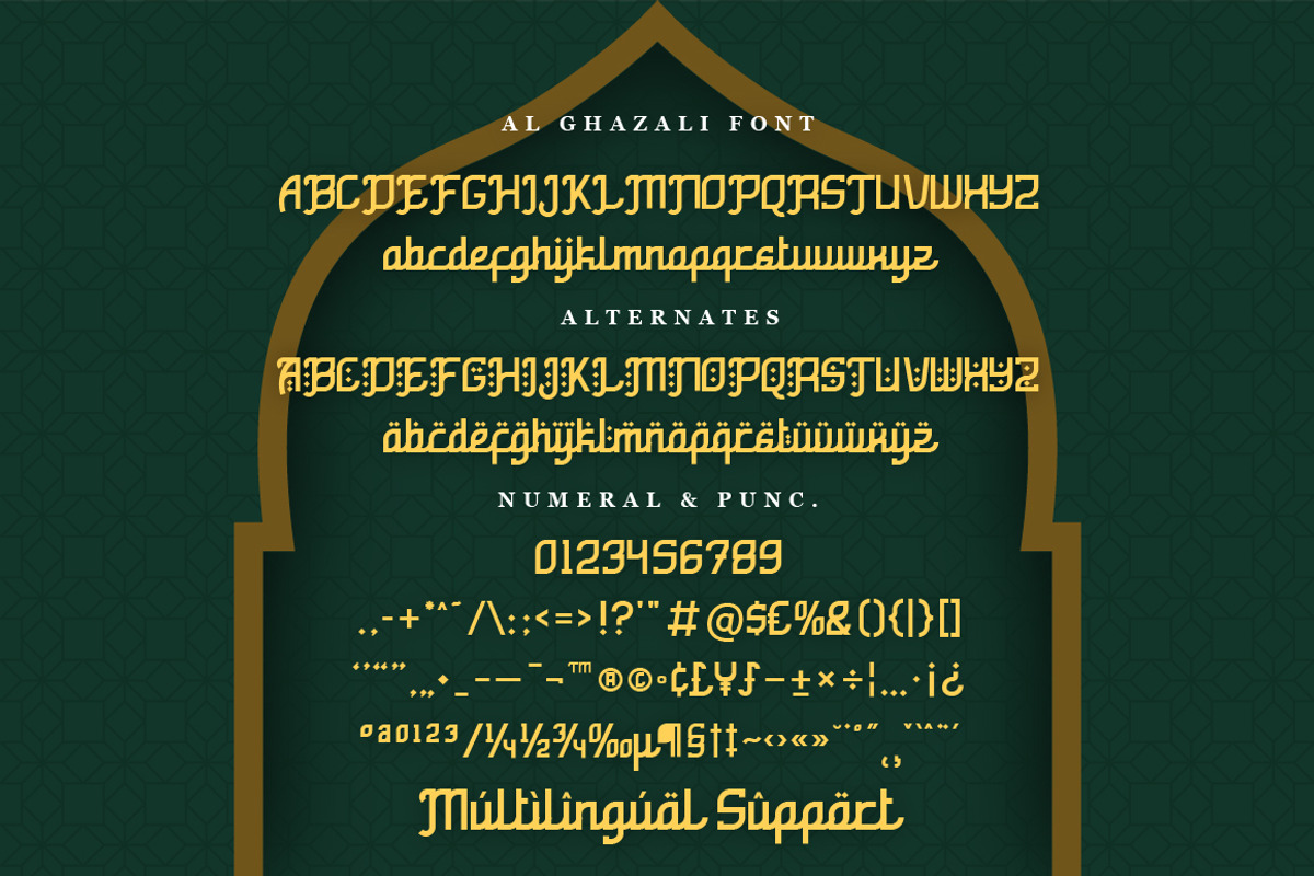 Al Ghazali - Arabic Style Font, a Font by Typebae (Photo 5 of 5)