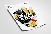 Graduation Party Flyer Template, a Flyer Template by Design Up (Thumbnail 2 of 2)