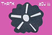 Paper Cut Out Shapes and Words, an Object Graphic by Eryn Rose Design (Thumbnail 18 of 18)