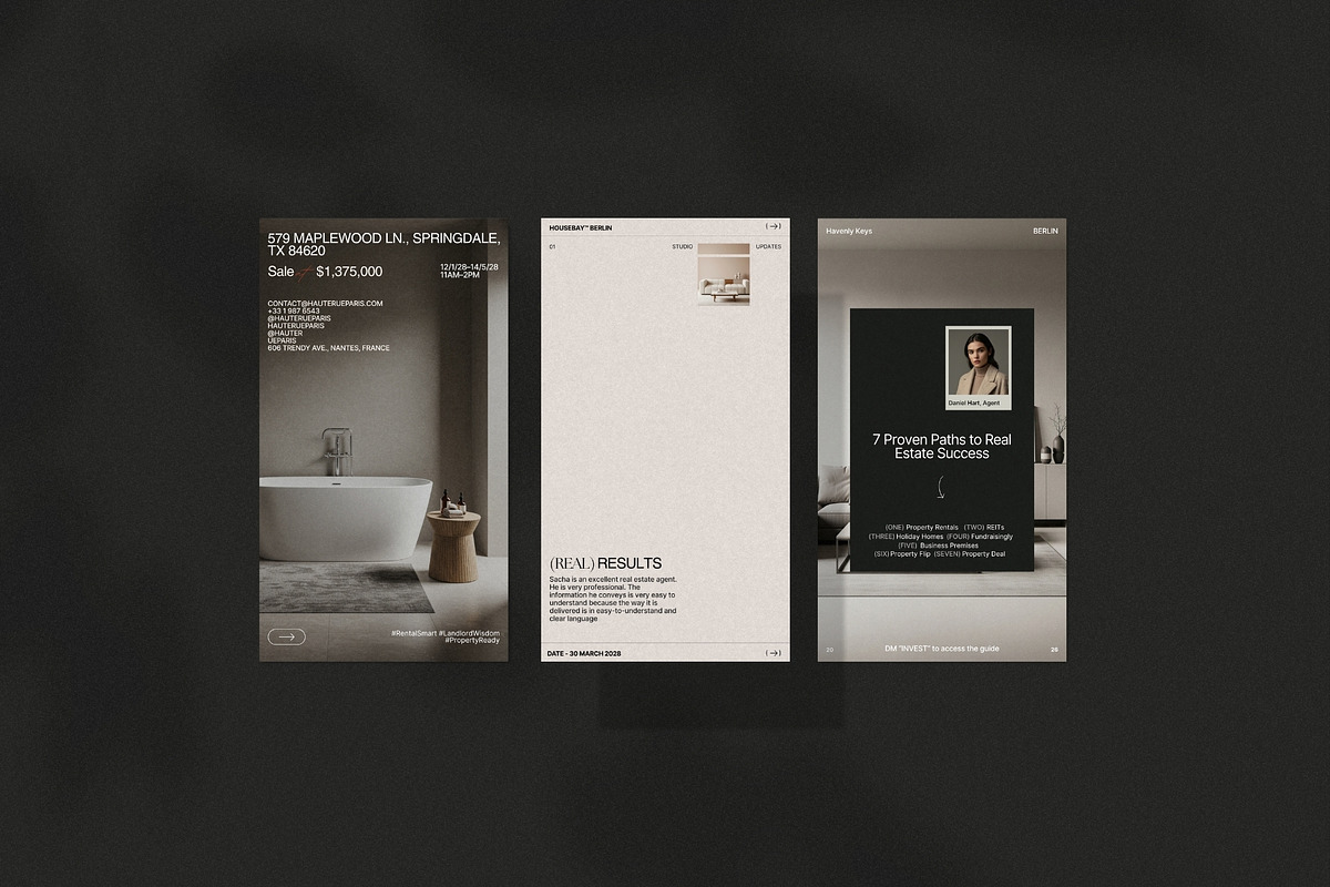 Real Estate Social Media Story Kit, a Social Media Template by Prapti Design (Photo 2 of 10)