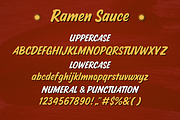 Ramen Sauce – Handwritten Font, a Handwritten Font by Fikryal Studio (Thumbnail 14 of 14)