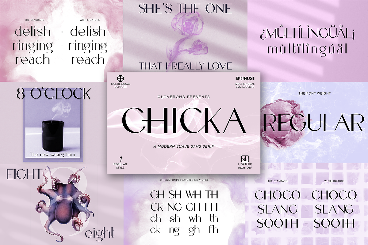 Modern Font Bundle SALE by Cloverons, a Sans Serif Font by Cloverons (Photo 10 of 11)