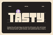 Oras - Chunky Bold Food Font, a Sans Serif Font by Pandeka Studio (Thumbnail 5 of 9)