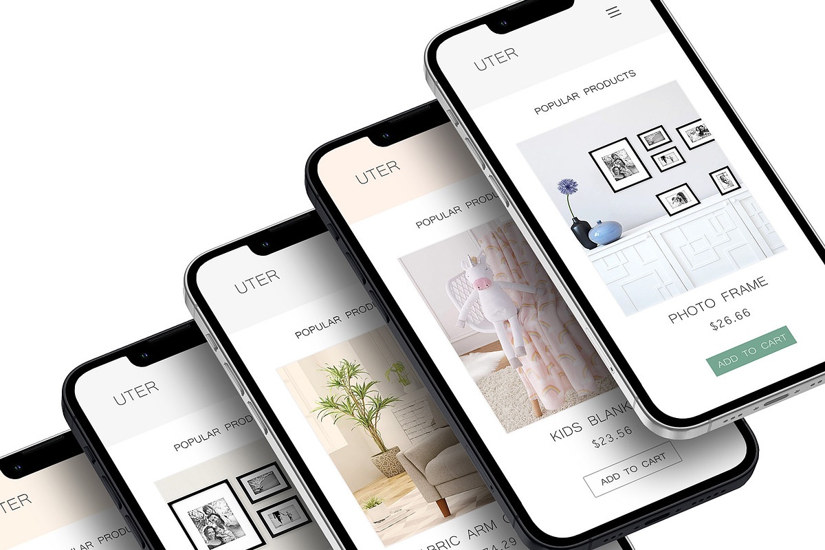 3D iPhone Presentation Mock-Up 13, an iPhone Mockup by Graphicsworld125 (Photo 1 of 8)