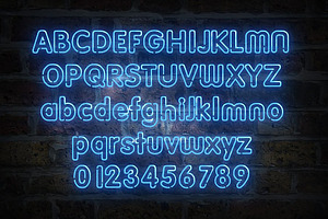 Neon Font Display Typeface Fonts