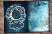 Moon Scrapbooking Kit, an Illustration by Secret Helper (Thumbnail 5 of 8)