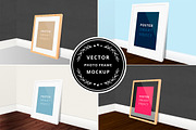 Vector Photo Frame mockup, a Print Template by Around Seven Products (Thumbnail 1 of 4)