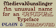 Medieval Gunslinger, a Blackletter Font by Ingrimayne Type (Thumbnail 3 of 5)