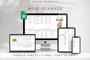 Minimalist Weekly Meal Planner, a Templates & Theme by BRANDcontent (Thumbnail 1 of 8)