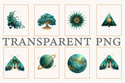 Emerald Celestial Collection, an Illustration by Designworld (Thumbnail 2 of 10)