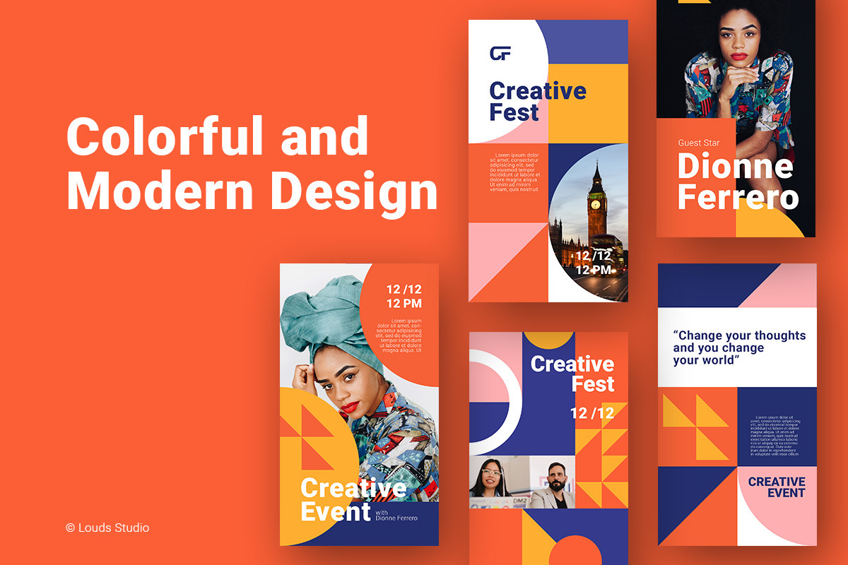 Creative Event Instagram Stories, a Social Media Template by Louds Studio (Photo 5 of 6)