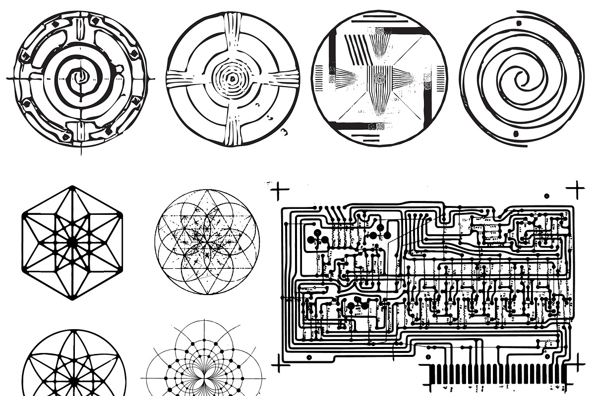 Synthesizer Alchemy - Vector Pack V1, an Illustration by bciii design (Photo 7 of 9)