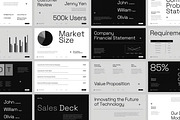 Minimalist Sales Deck GSlides,PPoint, a Presentation Template by Fit-tee (Thumbnail 2 of 2)
