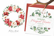 Magical Winter.Watercolor collection, an Animal Illustration by Kate_Rina (Thumbnail 5 of 7)