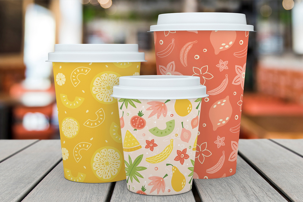 Fruits seamless pattern, a Pattern Graphic by LartGraphics (Photo 4 of 8)