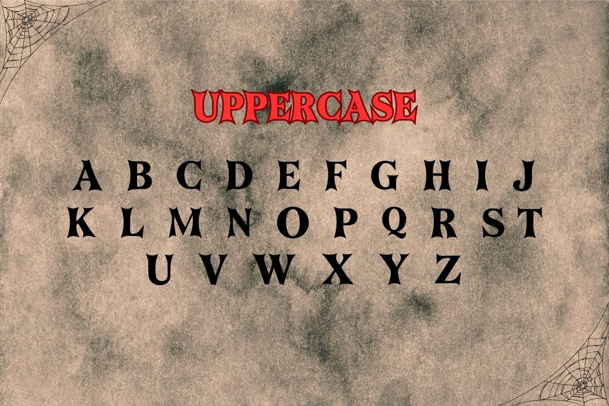 18 Spooky Horror Font Bundle, a Script Font by AN Productions (Photo 27 of 48)